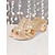 preiswerte Kleidungs-Sandalen-Sandalen mit Absatz und goldenen und grünen Strasssteinen verziert – glamouröse Abendschuhe für Damen
