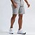 billige Herre Elite Shorts-Herre Militærbukser Knapper Lomme Helfarge Pustende Utendørs Kort utendørs Fest Virksomhet Enkel Klassisk Stil Svart Hvit Mikroelastisk