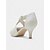 abordables Semi-formel-Escarpins à talons aiguilles blancs à brides croisées et boucle en strass – chaussures élégantes pour femmes pour événements formels