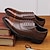 abordables Officiel-Homme Oxfords Cuir PU Respirable Confortable Antidérapantes Lacet Marron Automne Hiver