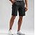 billige Herre Elite Shorts-Herre Militærbukser Knapper Lomme Helfarge Pustende Utendørs Kort utendørs Fest Virksomhet Enkel Klassisk Stil Svart Hvit Mikroelastisk