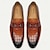 cheap Premium Leather Loafers-Men&#039;s Premium Cowhide Leather Loafers - Crocodile Pattern with Metal Bit Decoration for Formal and Business Wear