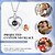 abordables Para mujeres-Collar de proyección de fotos personalizado mejor regalo para mamá - Colgante personalizado con foto regalo ideal para bodas Navidad o aniversarios para amigos y familia
