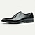 baratos Sapatos Sociais Clássicos-Sapatos oxford masculinos de couro envernizado de couro bovino premium - calçados formais para negócios com acabamento brilhante e elegante, ideais para casamentos, escritório e ocasiões formais