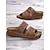 cheap Women&#039;s Sandals-Women&#039;s White Slip-On Sandals with Floral Cut-Out Design Comfortable Sole and Casual Style for Summer Wear and Daily Outings