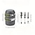 baratos Cozinha de acampamento-conjunto de utensílios de cozinha para acampamento, conjunto de mini panelas de acampamento antiaderente e leve com placas de chaleira de aço inoxidável, colher para mochila, caminhadas, cozinha ao ar