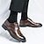 ieftine Formal-pantofi oxford din piele artificială brogue pentru bărbați – design clasic cu șireturi pentru evenimente formale, afaceri și nunți