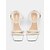 voordelige Casual sandalen-dames met parels versierde sleehakken – elegante open teen bruidssandalen voor bruiden en formele gelegenheden