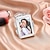 baratos Para mulheres-Espelho Retangular Personalizado de Dois Lados - Melhor Presente para Mãe - Personalizável com Fotos em Ambos os Lados Perfeito para Casamentos ou Ocasiões Especiais
