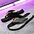 billige Uformelle sandaler-mænds afslappede flip flops - slidstærk tekstureret sål med flettede stropper til strand, pool og hverdags sommertøj