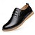 economico Semi-formale-scarpe casual da uomo in similpelle marrone con lacci – design leggero suola antiscivolo, perfette per l&#039;uso quotidiano, ufficio e occasioni semi-formali