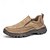economico Scarpe Casual Slip-On-scarpe da uomo in pelle scamosciata slip-on outdoor – design traspirante e leggero con suola antiscivolo per escursionismo, viaggi e abbigliamento casual