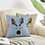 abordables style animalier-Housse de coussin décorative en forme de croquis mignon, 1 pièce, housse de coussin carrée douce pour canapé, chambre à coucher, salon, canapé, chaise