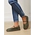 voordelige Platte damesschoenen-Groene Mary Jane-flats voor dames – comfortabele blotevoetenschoenen voor dagelijks en casual gebruik
