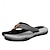 billige Uformelle sandaler-mænds afslappede flip flops - slidstærk tekstureret sål med flettede stropper til strand, pool og hverdags sommertøj