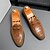 billiga Halvformell-bruna loafers i fuskmocka för män med krokodilmönster och rosettdetalj – snygga slip-on skor för formella och vardagliga tillfällen