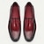 abordables Mocassins en cuir de qualité supérieure-Mocassins en cuir de vachette perforé de qualité supérieure pour hommes - chaussures à enfiler respirantes pour les affaires et les loisirs