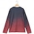 billiga Geometrisk-Herr Henleytröja T-shirts Vintage skjorta Mode Designer Bekväm Skjorta Grafisk Lutning Långärmad Skjorta Blå Röd Brun Utomhus Ledigt Dagligen Henley Vår &amp; Höst Kläder 3D-tryck S M L XL 2XL 3XL