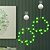 economico Luci interne a batteria e USB-luce decorativa a led a forma di trifoglio a tre foglie per il giorno di San Patrizio - accessorio creativo da appendere, decorazione per feste, piccola luce notturna per soggiorno, camera da letto o