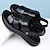 cheap Casual Sandals-Men's Black Faux Leather Sandals - Open-Toe Summer Footwear with Cross-Strap Design and Comfortable Sole for Casual Outdoor Wear