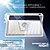 abordables Farolas-Lámpara de pared solar impermeable para exteriores con sensor de movimiento - 33/73 cuentas LED IP65 a prueba de agua 270° gran angular para iluminación de porche, patio, balcón y garaje 1 pieza