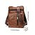 tanie Torby męskie-męska skórzana torba typu crossbody w stylu vintage w kolorze brązowym – wielokieszeniowa torba na ramię do podróży, pracy i codziennego użytku, kolor czarny, brązowy, kawa