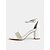 ieftine Semi-formal-pantofi de mireasa eleganti, cu tocuri deschise, impodobite cu perle de fildes, cu bareta la glezna