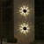 cheap Outdoor Wall Lights-Solar LED Wall Light 7 Color Changes for Deck Stairs Courtyard Channel Outdoor Decorative Lighting Waterproof Solar Landscape Lamp 2pcs
