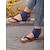 billiga Semester Sandaler-slip-on sandaler i grön mocka för kvinnor med bekväm design – avslappnade skor för sommar, strand och vardagsutflykter