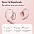 abordables Casques téléphoniques et professionnels-Écouteurs intelligents de traduction 144 langues écouteurs avec haute précision de traduction AI dispositif traduit en temps réel avec écran LCD