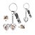 voordelige Voor vrouwen-Gepersonaliseerde Sleutelhanger Aangepast Beste Cadeau voor Mama – Hart  Rechthoekige Hangers Huwelijkscadeau voor Koppel Roestvrij staal met 2 Foto&#039;s Perfect Cadeau voor Verliefden Huwelijkscadeau