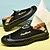 abordables Chaussures sans lacets &amp; mocassins-Homme Mocassins et Slip On Mocassins de confort Maille Microfibre Confortable Antidérapantes Mocassins Noir Bleu Marron