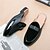 billige Afslappet-mule loafers i fløjl og lak – slip-on design med dekorativ sløjfe til formelle arrangementer og aftenarrangementer