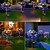 billige Landskapslys-2 stk utendørs solfyrverkeri jordplugg i lys 90led perler gårdsplass hage plen sti festival bryllup atmosfære dekorativt lys