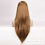 ieftine Peruci de petrecere-Peruci Sintetice Yaki Straight Cu breton Realizat la mașină Perucă 30 inch Auriu Deschis Păr Sintetic Pentru femei Clasic Ușor de transportat Adorabil Blond