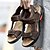 abordables sandales d&#039;extérieur-sandales de randonnée en similicuir marron clair pour hommes - bretelles réglables, conception respirante, semelle antidérapante, chaussures d&#039;été confortables pour le trekking et les aventures en plein air