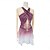 cheap Figure Skating Dresses-Figure Skating Dress Women's Girls' Ice Skating Dress Fuchsia Thumbhole Halo Dyeing High Elasticity Professional Competition Skating Wear Thermal Warm Crystal / Rhinestone Long Sleeve Ice Skating