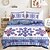 preiswerte 100% Baumwolle-Bettbezug-Set mit geometrischem Muster, weiches 3-teiliges Luxus-Baumwoll-Bettwäsche-Set, Heimdekoration, Geschenk, Doppelbett, King-Size-Bett, Queen-Size-Bett