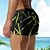 cheap Geometric Print-Men&#039;s Mixed Color Geometric Pattern Line Swim Shorts Board Shorts Swimming Trunks Mid Waist 3D Print Hawaiian Surfing Holiday Beach Drawstring with Mesh lining Elastic Waist Designer Clothing Apparel
