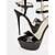 abordables Fiesta Nocturna-Sandalias de plataforma con tacón de aguja alto de charol para mujer: sandalias sexis de punta abierta con tiras ajustables para fiestas nocturnas y de club.