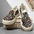 billige Slip-on casual sko-Slip-on sneakers i canvas i sydvestlig mønster – komfortable, stilfulde fritidssko til hverdagsbrug