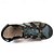 abordables sandalias de exterior-Sandalias de exterior con punta cerrada para hombre: diseño duradero de gamuza y malla con correas ajustables, suela antideslizante, perfectas para caminatas y aventuras de verano.