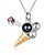 cheap For Women-Personalized Photo Projection Necklace Custom Best Gift for Mom – Custom Wedding Gift for Couple, Ice Cream Pendant with Projection Stone, Perfect Wedding Gift