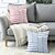 billige Vintage stil-strimler dekorative kastepuder betræk 1 stk blød firkantet sofa pudebetræk pudebetræk til soveværelse stue sofa stol pink blå grå