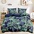 economico 100% cotone-profondo set copripiumino botanico - include copripiumino e federe - ricco design ispirato alle piante - tessuto morbido e confortevole - perfetto per l&#039;arredamento elegante della camera da letto