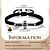 abordables Para mujeres-Pulsera cruzada personalizada con piedra de proyección de foto el mejor regalo para mamá joyería religiosa para familia o amigos