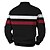 billige Rugbypolo for menn-Herre Stripe Stribe Rugby Polo Kabelstrikket polo Langermet Poloskjorter Skjorter med krage Fritid utendørs treningsklær 3D-utskrift Vår Høst Vinter Gul Rød Blå
