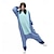 ieftine costume de halloween pentru cupluri-Pentru copii Adulți Animal Costum de grup Costumul Onesie Costum de carnaval Desene Animate Monstru albastru Pijama Întreagă Pijamale Kigurumi Farmec Costum amuzant Pentru Bărbați Pentru femei Băieți