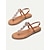 abordables Sandalias de Vacaciones-Sandalias con tiras con flores de diamantes de imitación en color tostado para mujer con borde tachonado: sandalias planas elegantes para verano, playa y ocasiones informales