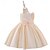 preiswerte Partykleider-kinderkleidung Mädchen Party Kleid Feste Farbe Ärmellos Besondere Anlässe Prinzessin Polyester abendkleider Sommer Frühling 3-10 Jahre Mehrfarbig Weiß Champagner